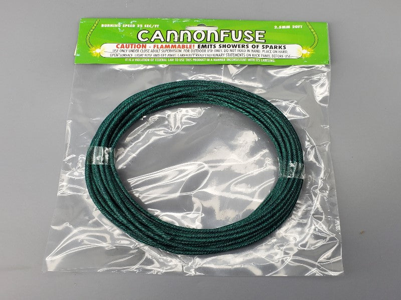 2.5mm Green Cannon Fuse –